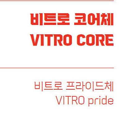 2020/10 비트로(VITRO) 서체