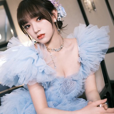 중국런한 전 우주소녀 성소 근황 드레스 웨이보 사진