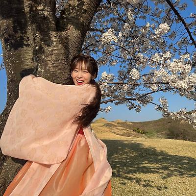 한복입은 오마이걸 아린 환혼 고화질 이미지B 13장