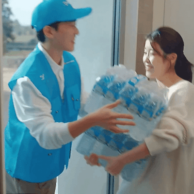 500ml물병 40개 드는 연예인