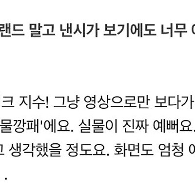 전현무 , 모모랜드 낸시가 꼽은  연예인중 실물 원탑은??