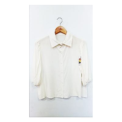 Camisa Fibrana Poplin Manga Bombe