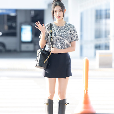 뉴진스 해린,  우아한 출국