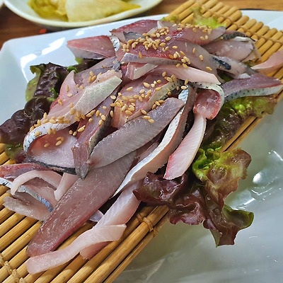 참치회 실패 후 먹은 전어회