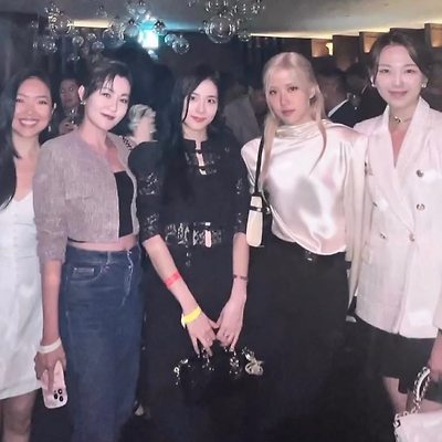 230905 파라다이스 호텔 행사에 잠시 참석한 블랙핑크 지수와 로제