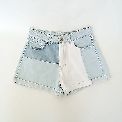 Short Jean Rígido con Bolsillos