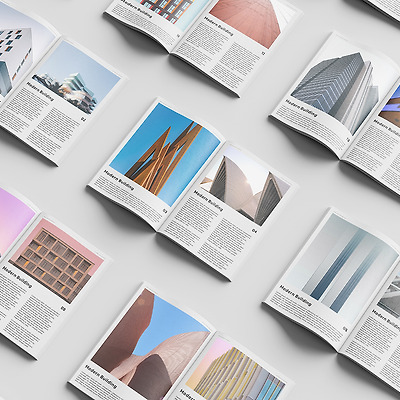 Magazine Set Mockup(매거진 세트 목업)