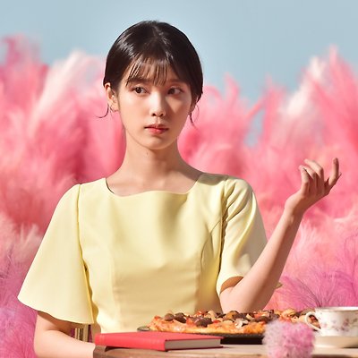 아이유 도미노피자 TVC 비하인드 사진 +@