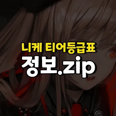 승리의 여신 니케 티어표 및 등급 Tier 2023 (12월)