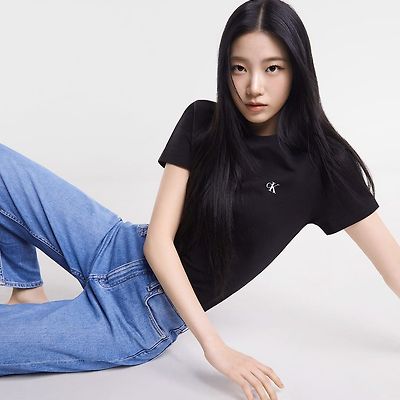 LE SSERAFIM (르세라핌) 카즈하 'Calvin Klein (캘빈 클라인)' 캘빈클라인 진 화보 2