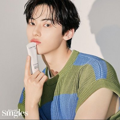 황민현 싱글즈 화보 랑콤