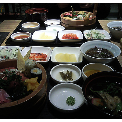 신세계백화점 6층에 위치한 일식집에서 먹은 마구로밴도