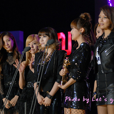 101209 골든디스크 소녀시대 대상!~