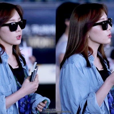 120710 소녀시대 태연 공항사진