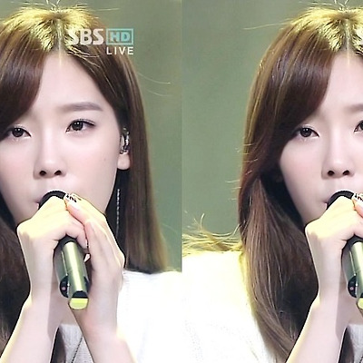 120916 태연 인기가요 움짤