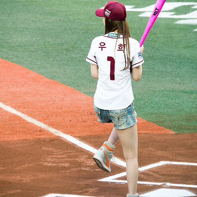 130709 목동야구장 넥센히어로즈 시구 달샤벳(Dal★shabet) 우희 직찍