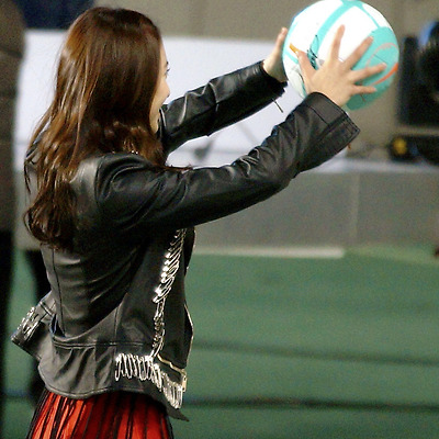 121114 국가대표전 하프타임 축하공연