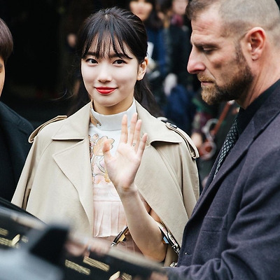 수지 밀라노 펜디 2017 FW 컬렉션 쇼 고화질 사진 13장