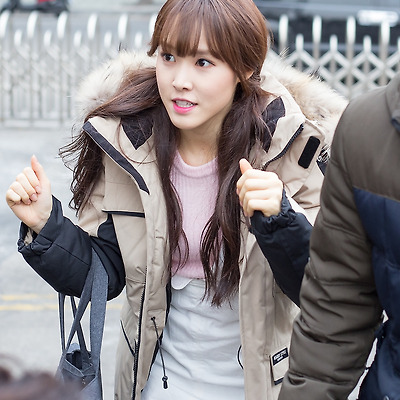 160129 KBS 본분올림픽 출근길 여자친구 유주