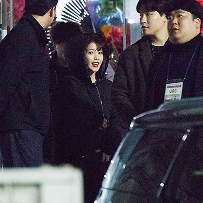 161204 아이유 콘서트 퇴근 직찍
