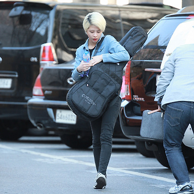 140404 뮤직뱅크 출근길 비밥(Bebop) 직찍