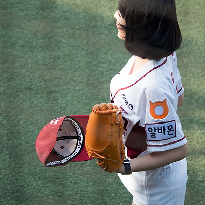 140711 목동 넥센히어로즈 시구/시타 단발머리(BOB GIRLS) 직찍