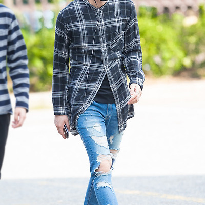 150904 뮤직뱅크 출근길 레오