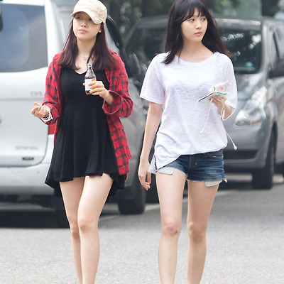 130726 뮤직뱅크 출근길 걸스데이 민아 유라 직찍 by 스피넬