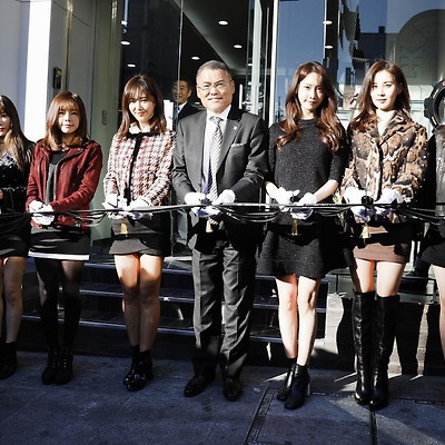 소녀시대 이태원 지샥 플래그십 스토어 리뉴얼 오픈행사 고화질 사진 9장