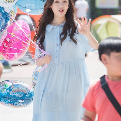 걸스피릿 여의도 한강공원 야외촬영 에이프릴 막냉이 진솔