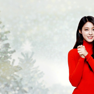 설현 크리스마스 고화질 바탕화면 8장