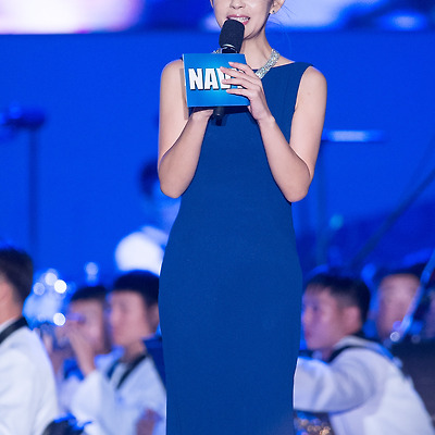 황수경 아나운서, 관함식 축하 군악 연주회