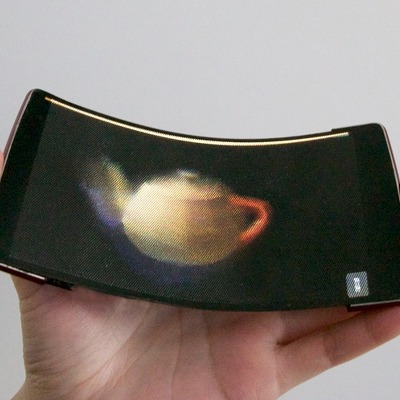 홀로플렉스(HoloFlex), 안경없이 3D보고 휘어지는 스마트폰