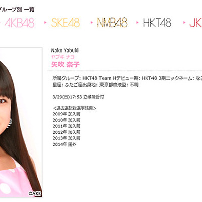 AKB48 41st 싱글 선발 총선거 입후보
