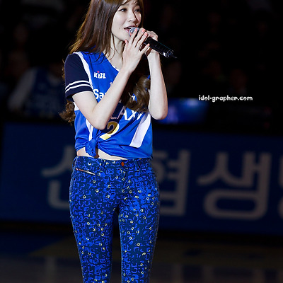 [PHOTO] 130327 프로농구 6강 PO 3차전 하프타임 - 다비치 강민경 by Girls Grapher