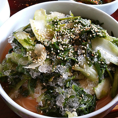 돌나물 물김치 막국수