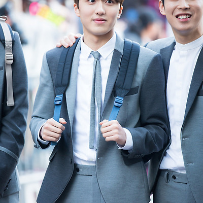 170421 뮤직뱅크 출근길 SF9 로운 찬희