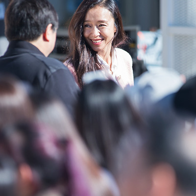 <무뢰한> 전도연 & 김남길, 야외무대인사