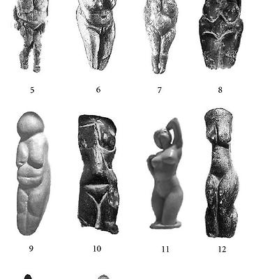 구석기시대의 조각상들