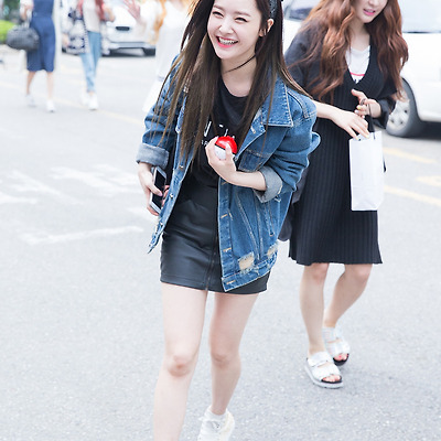 [PHOTO] 150508 뮤직뱅크 출근길 - 달샤벳,지민 Girls Grapher