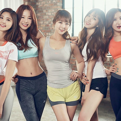 EXID 미즈노(Mizuno) 요가복 고화질 화보 13장