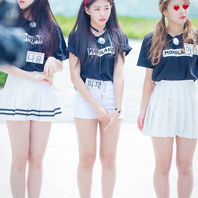 160827 모모랜드를 찾아서 길거리홍보 희재 나윤