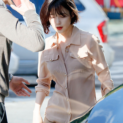 161025 아이유 열린음악회 리허설 출퇴근 직찍