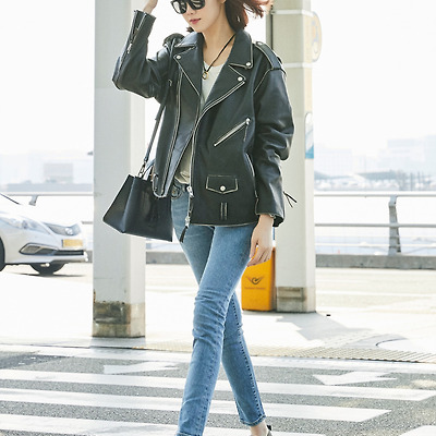 이성경 공항패션