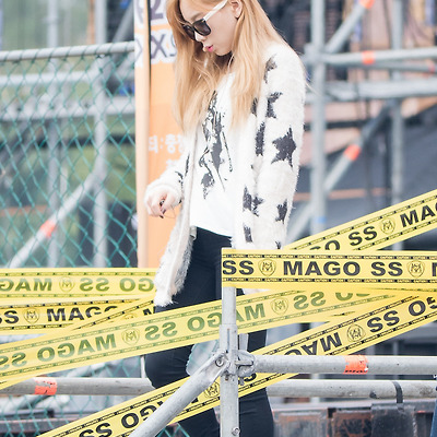 141003 오송 뮤직뱅크 리허설 출퇴근길 소녀시대 태티서 직찍 by 스피넬
