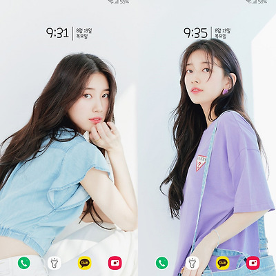 수지 게스 폰 배경화면 & 잠금화면 72장 (갤럭시 노트8, 노트9, S8, S9)