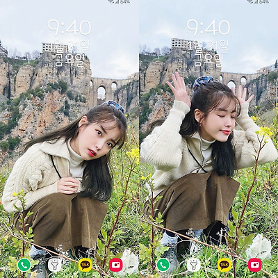 블로그 600만 방문 기념 아이유 폰 배경화면 & 잠금화면 61장 (갤럭시 노트8, 노트9, S8, S9)