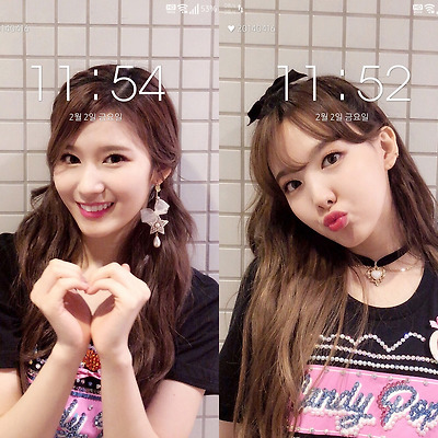 트와이스(TWICE) 사이타마 셀카 폰 배경화면 & 잠금화면