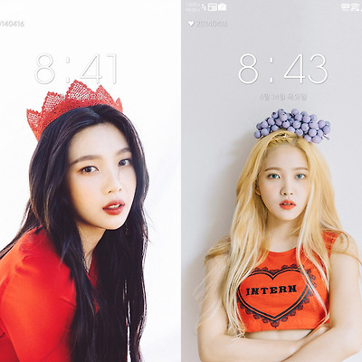 레드벨벳 앨범 B컷 조이 예리 폰 배경화면 & 잠금화면 22장