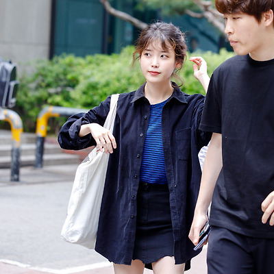180529 스케치북 아이유 중간 퇴근 직찍